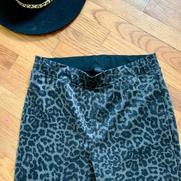 Sanctuary for Anthropologie Runway Shimmer Leopard Leggings - Picture 9 of 13